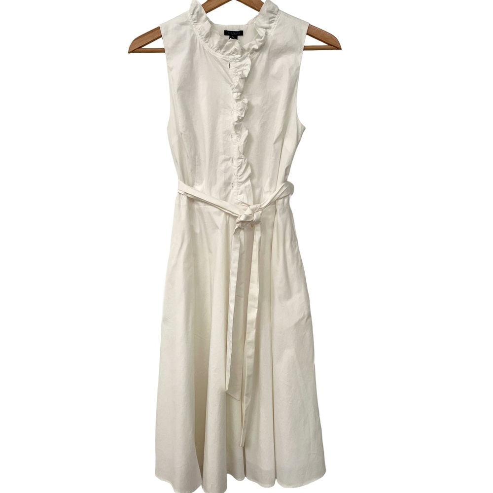 NWT Ann Taylor White Midi Dress